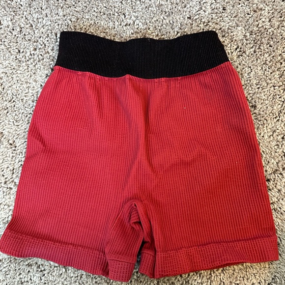 Free People Movement Ribbed Biker Prajna Shorts - Picture 2 of 3